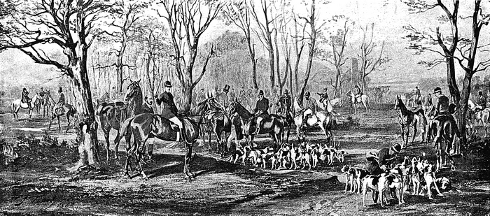 Le déplacement du duc de Beaufort en Poitou - Tiré de l'ouvrage Les Hommes des Bois - Comte Rainulphe d'Osmond (1892) - Firmin-Didot (Paris) - BnF
